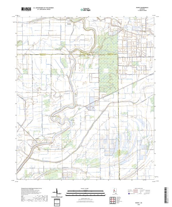 Richey, MS — USGS 7.5-minute topo (2024)