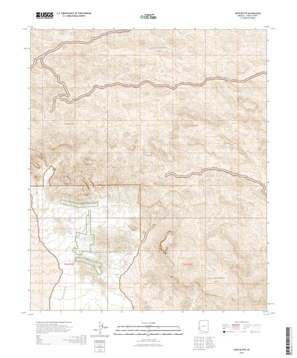 Kofa Butte, AZ — USGS 7.5-minute topo (2026)