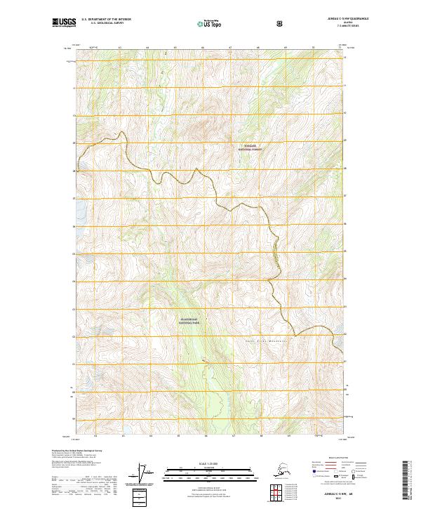 Juneau C-5 NW, AK — USGS 7.5-minute topo (2021)