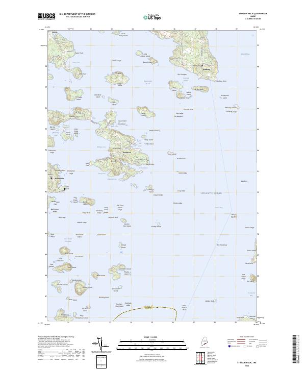 Stinson Neck, ME — USGS 7.5-minute topo (2024)
