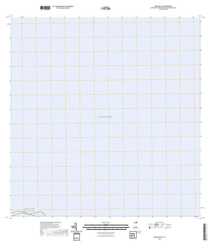 Coral Bay OE N, VI — USGS 7.5-minute topo (2024)