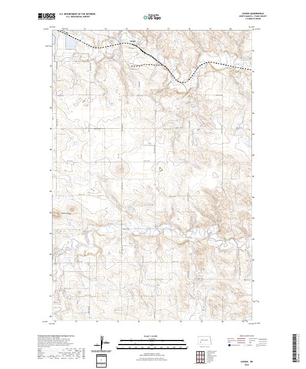 Lehigh, ND — USGS 7.5-minute topo (2024)