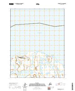 Teshekpuk D-1 NE, AK — USGS 7.5-minute topo (2020)