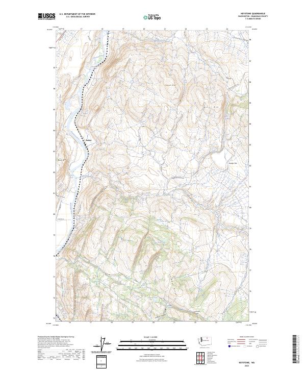 Keystone, WA — USGS 7.5-minute topo (2023)