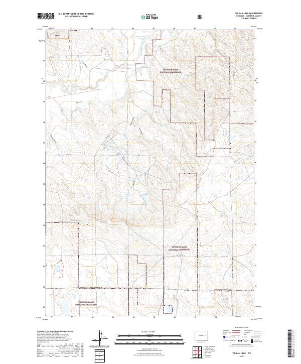 Tin Can Lake, WY — USGS 7.5-minute topo (2021)