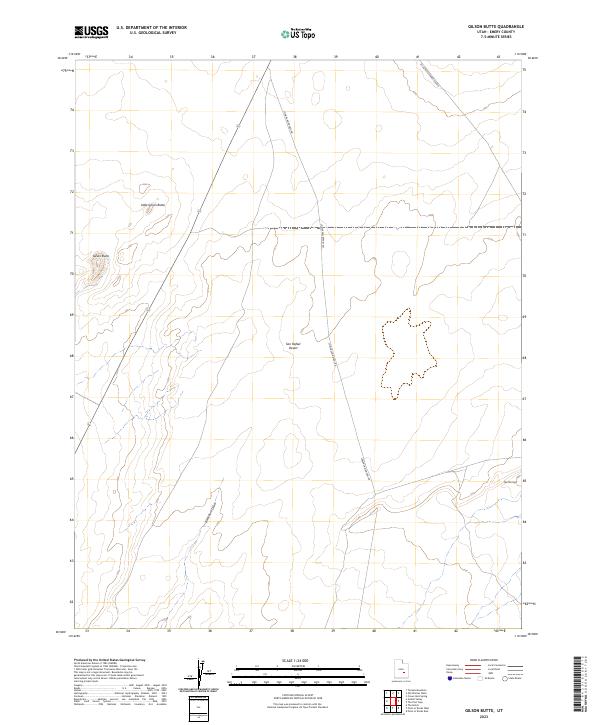 Gilson Butte, UT — USGS 7.5-minute topo (2023)