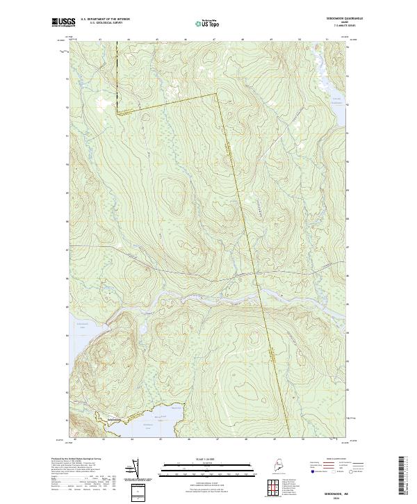 Seboomook, ME — USGS 7.5-minute topo (2024)