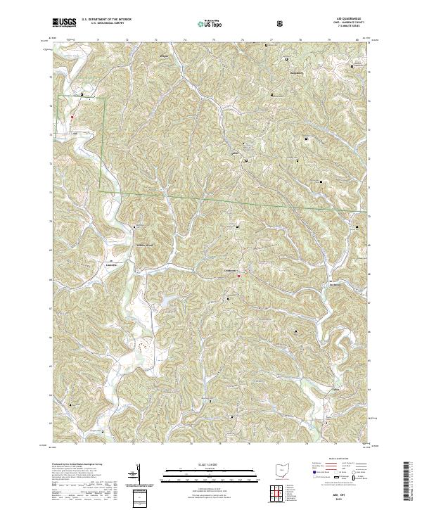 Aid, OH — USGS 7.5-minute topo (2023)