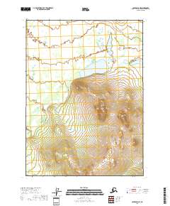 Coleen D-5 NE, AK — USGS 7.5-minute topo (2018)