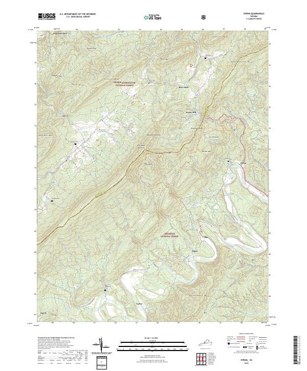 Strom, VA — USGS 7.5-minute topo (2022)
