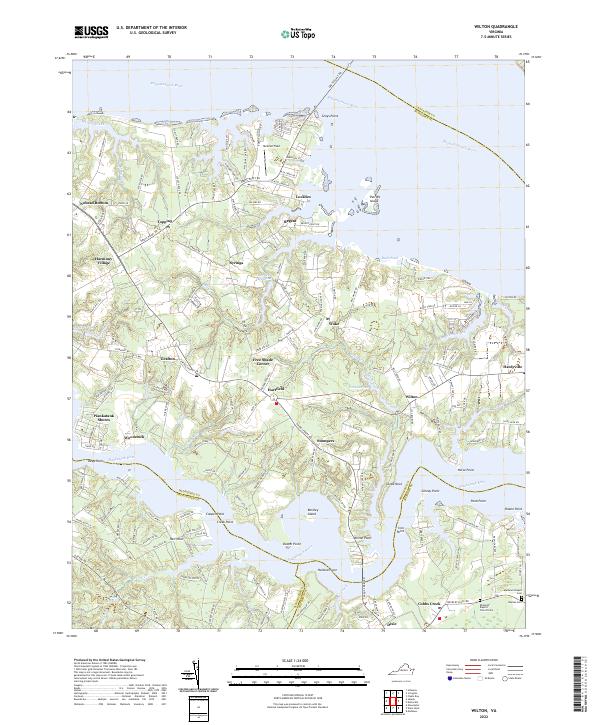 Wilton, VA — USGS 7.5-minute topo (2022)