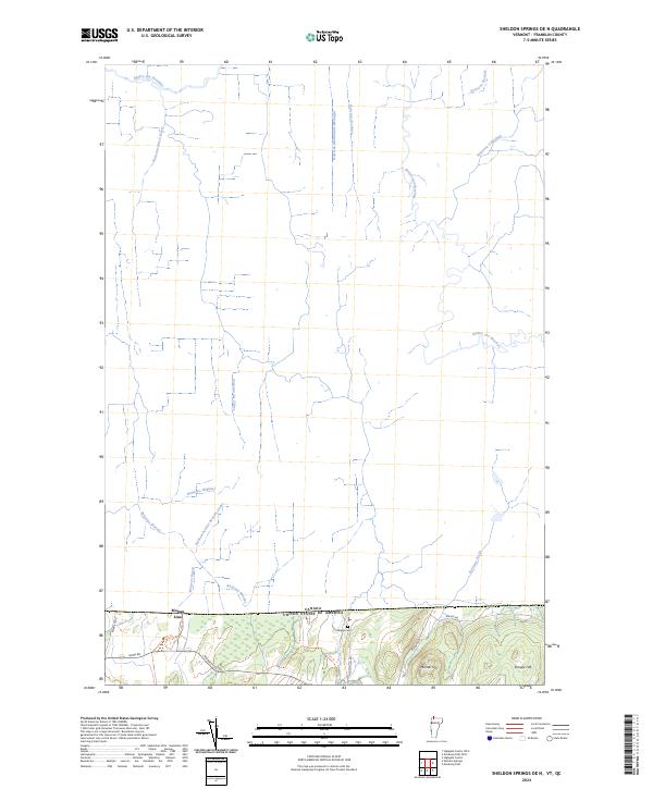 Sheldon Springs OE N, VT-QC — USGS 7.5-minute topo (2024)