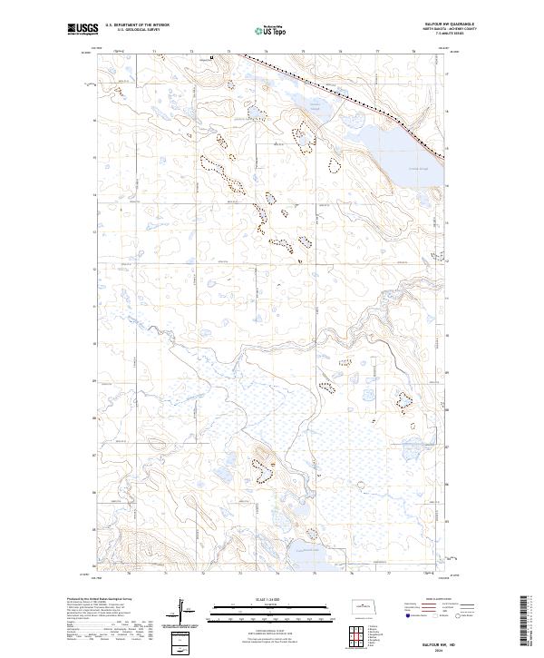 Balfour NW, ND — USGS 7.5-minute topo (2024)