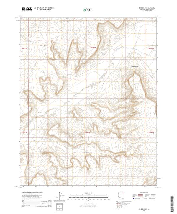 Echo Canyon, AZ — USGS 7.5-minute topo (2026)