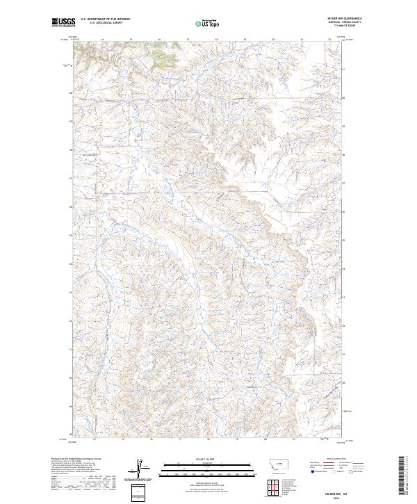 Hilger NW, MT — USGS 7.5-minute topo (2024)