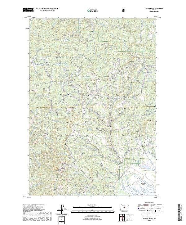 Ochoco Butte, OR — USGS 7.5-minute topo (2024)