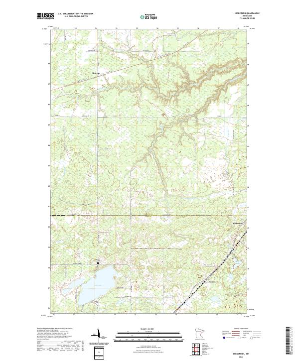 Nickerson, MN — USGS 7.5-minute topo (2022)