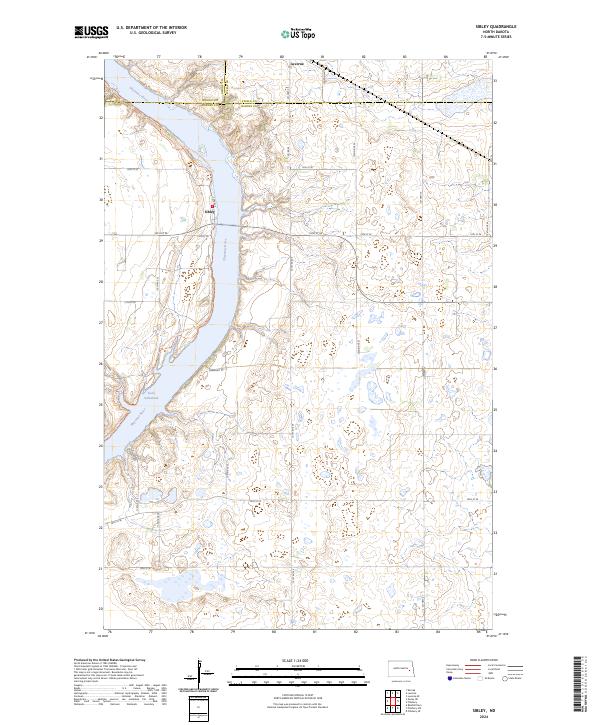 Sibley, ND — USGS 7.5-minute topo (2024)