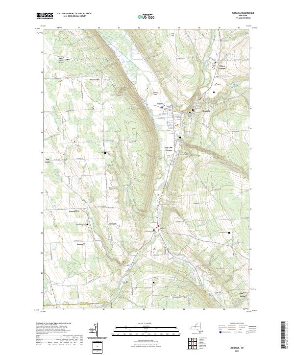 Moravia, NY — USGS 7.5-minute topo (2023)