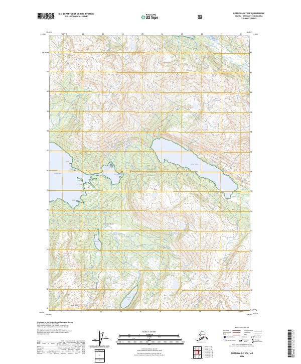Cordova D-7 NW, AK — USGS 7.5-minute topo (2024)