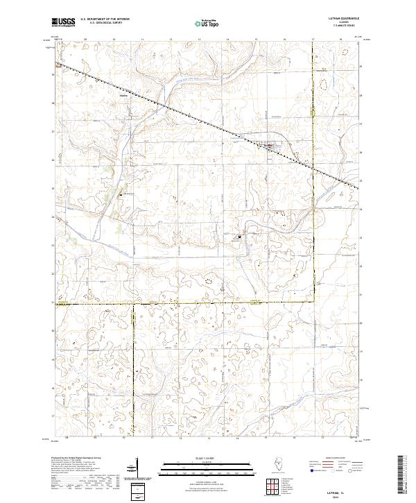 Latham, IL — USGS 7.5-minute topo (2024)