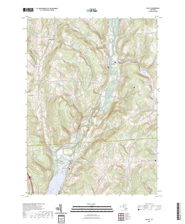 Willet, NY — USGS 7.5-minute topo (2023)