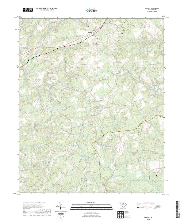 Cassatt, SC — USGS 7.5-minute topo (2024)