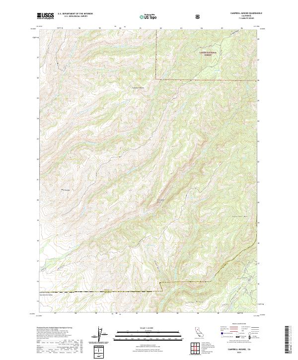Campbell Mound, CA — USGS 7.5-minute topo (2021)