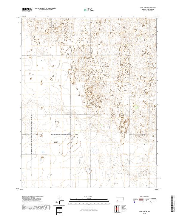 Copeland NE, KS — USGS 7.5-minute topo (2022)