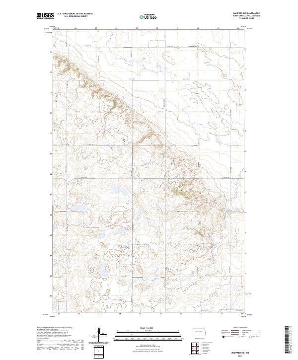 Manfred SW, ND — USGS 7.5-minute topo (2024)