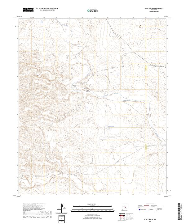 Elsie Canyon, NM — USGS 7.5-minute topo (2023)