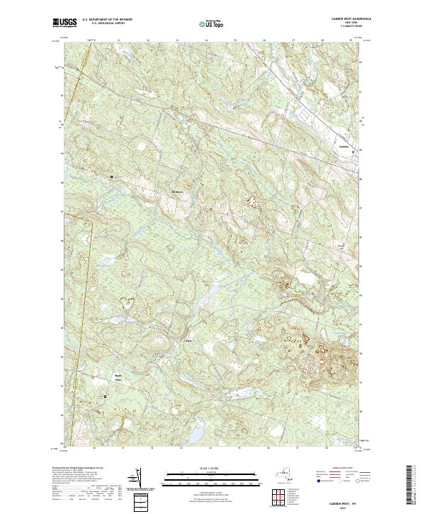 Camden West, NY — USGS 7.5-minute topo (2023)