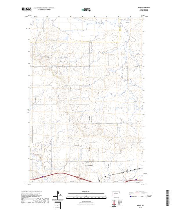 Boyle, ND — USGS 7.5-minute topo (2024)