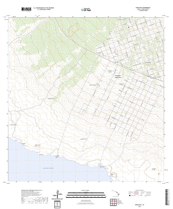 Pohue Bay, HI — USGS 7.5-minute topo (2024)