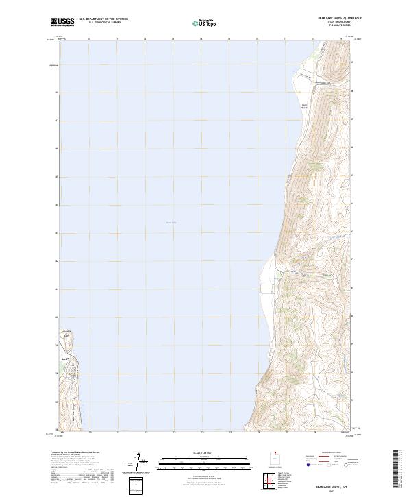 Bear Lake South, UT — USGS 7.5-minute topo (2023)