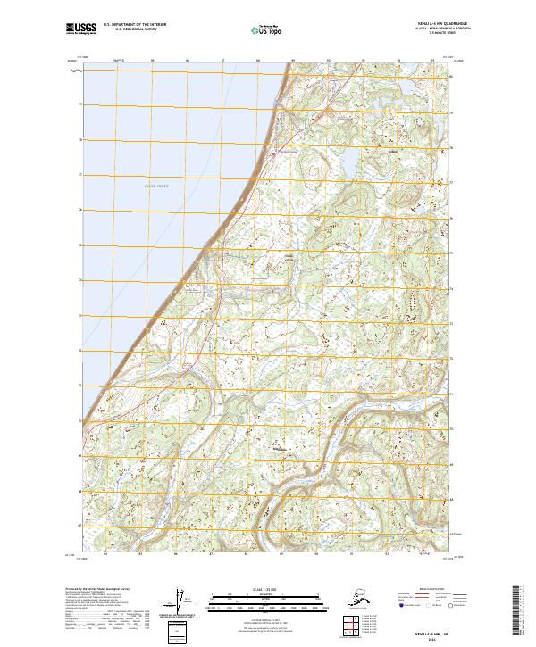 Kenai A-4 NW, AK — USGS 7.5-minute topo (2024)