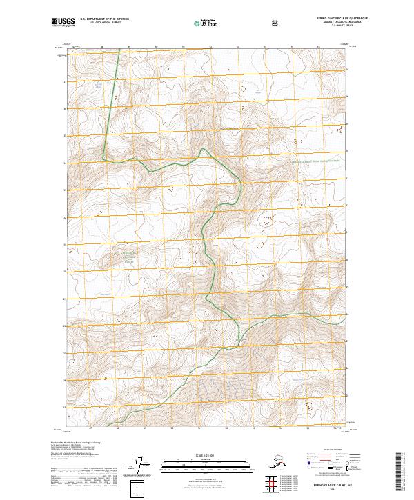 Bering Glacier C-8 NE, AK — USGS 7.5-minute topo (2024)
