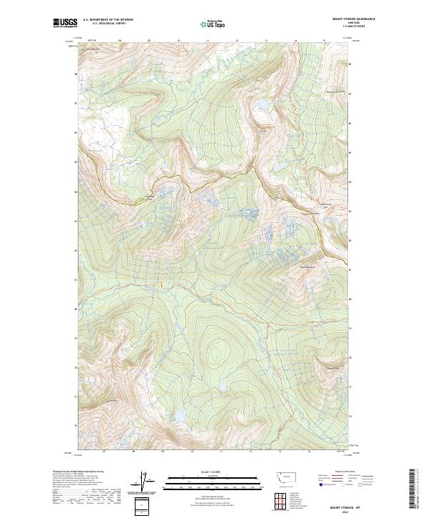 Mount Stimson, MT — USGS 7.5-minute topo (2024)