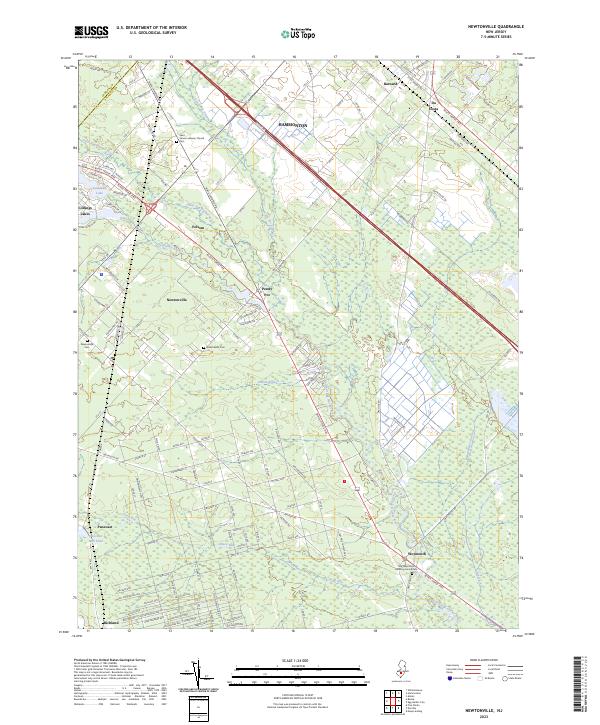 Newtonville, NJ — USGS 7.5-minute topo (2023)