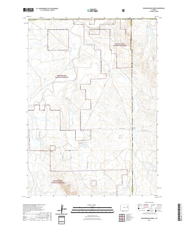Wagonhound Creek, WY — USGS 7.5-minute topo (2021)