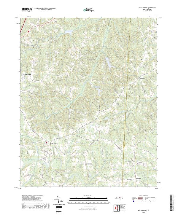 Williamsburg, NC — USGS 7.5-minute topo (2022)