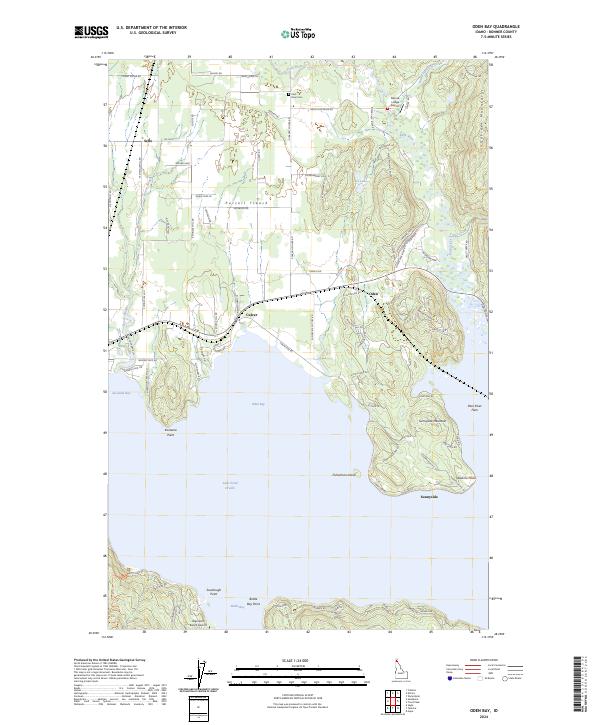 Oden Bay, ID — USGS 7.5-minute topo (2024)