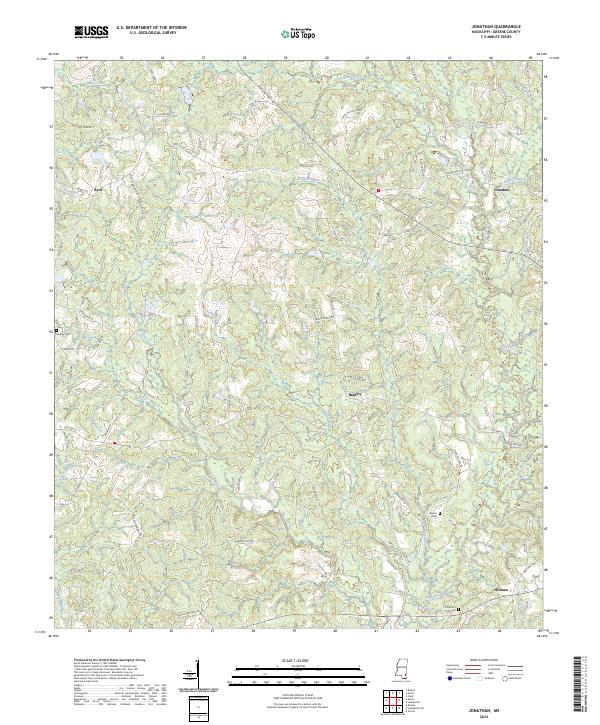 Jonathan, MS — USGS 7.5-minute topo (2024)