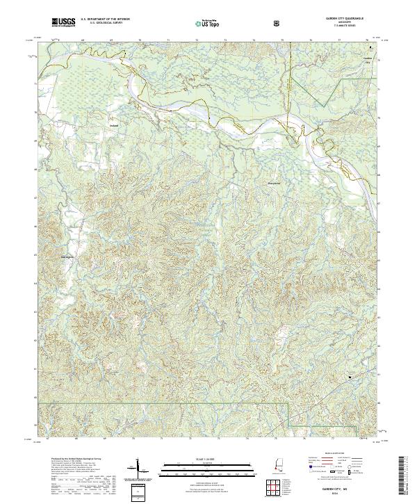 Garden City, MS — USGS 7.5-minute topo (2024)