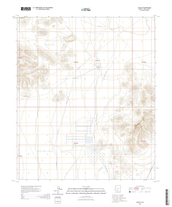 Vaiva Vo, AZ — USGS 7.5-minute topo (2026)