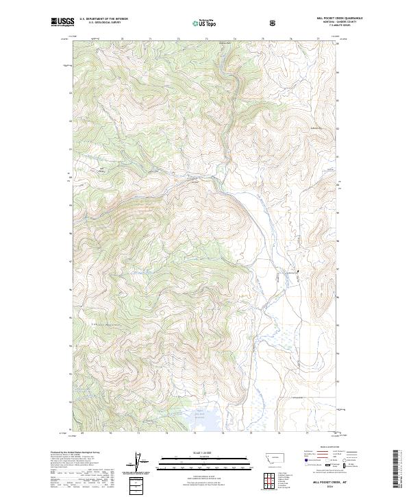 Mill Pocket Creek, MT — USGS 7.5-minute topo (2024)