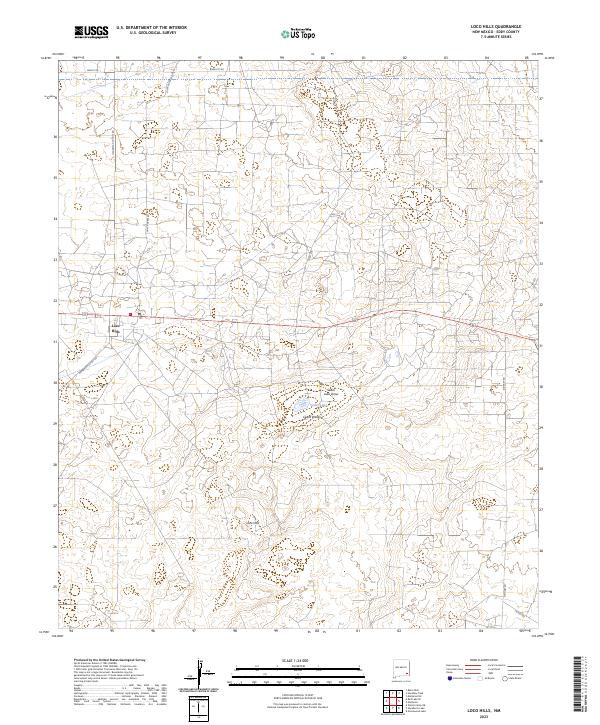 Loco Hills, NM — USGS 7.5-minute topo (2023)
