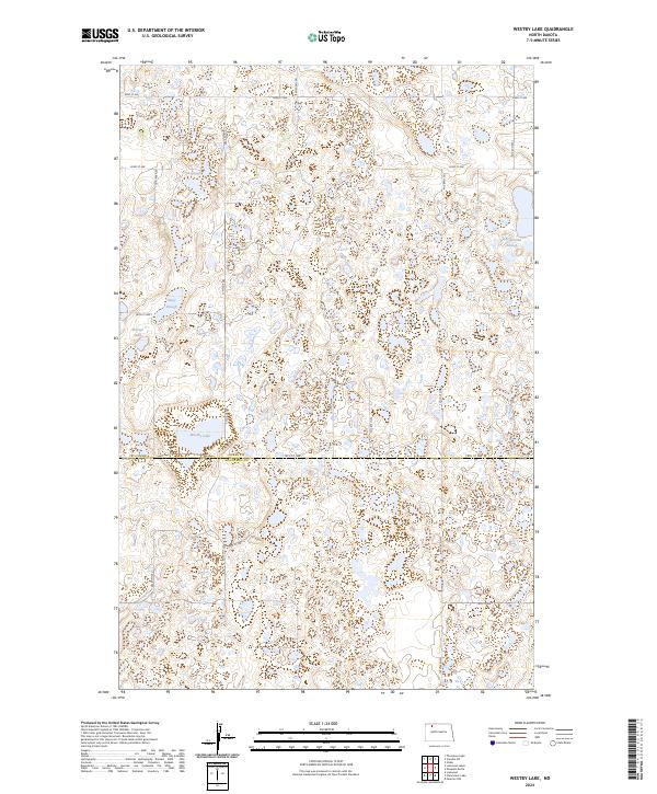 Westby Lake, ND — USGS 7.5-minute topo (2024)