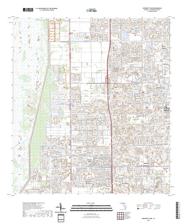 University Park, FL — USGS 7.5-minute topo (2024)