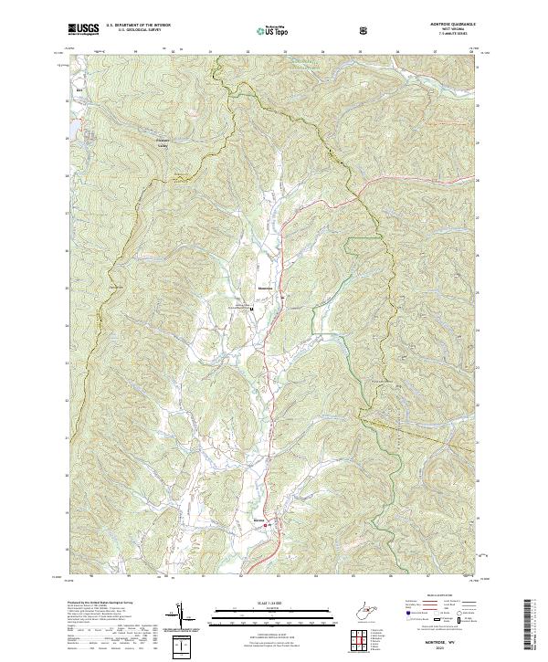 Montrose, WV — USGS 7.5-minute topo (2023)